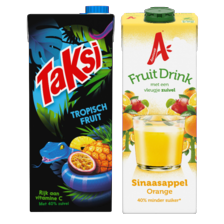 Taksi of Appelsientje fruit drink*